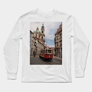 Prague Heritage Tram Long Sleeve T-Shirt